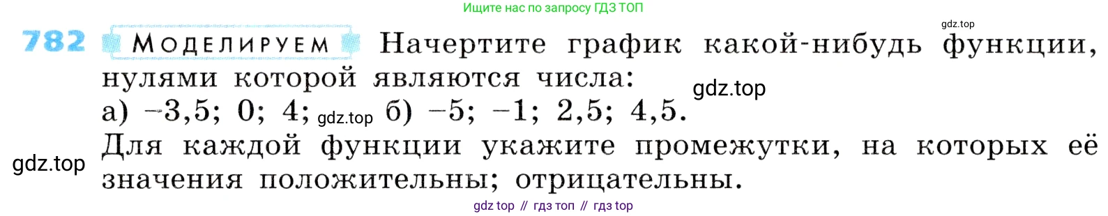 ГДЗ Алгебра, 8 класс Учебник, авторы: Дорофеев Георгий Владимирович, Суворова Светлана Борисовна, Бунимович Евгений Абрамович, Кузнецова Людмила Викторовна, Минаева Светлана Станиславовна, Рослова Лариса Олеговна, издательство Просвещение, Москва, 2019 - 2022, белого цвета, страница 253, номер 782, Условие