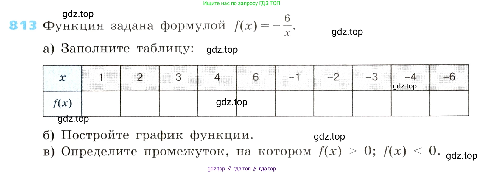 ГДЗ Алгебра, 8 класс Учебник, авторы: Дорофеев Георгий Владимирович, Суворова Светлана Борисовна, Бунимович Евгений Абрамович, Кузнецова Людмила Викторовна, Минаева Светлана Станиславовна, Рослова Лариса Олеговна, издательство Просвещение, Москва, 2019 - 2022, белого цвета, страница 267, номер 813, Условие