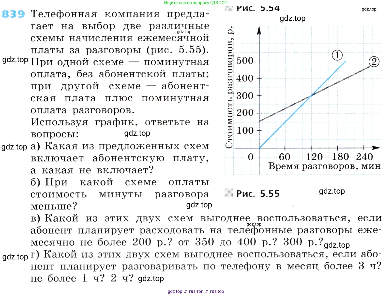 ГДЗ Алгебра, 8 класс Учебник, авторы: Дорофеев Георгий Владимирович, Суворова Светлана Борисовна, Бунимович Евгений Абрамович, Кузнецова Людмила Викторовна, Минаева Светлана Станиславовна, Рослова Лариса Олеговна, издательство Просвещение, Москва, 2019 - 2022, белого цвета, страница 273, номер 839, Условие