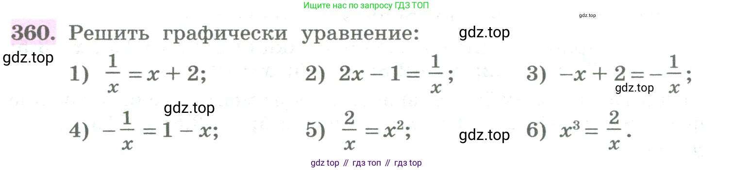 ГДЗ Алгебра, 8 класс Учебник, авторы: Колягин Юрий Михайлович, Ткачева Мария Владимировна, Федорова Надежда Евгеньевна, Шабунин Михаил Иванович, издательство Просвещение, Москва, 2023, розового цвета, страница 140, номер 360, Условие