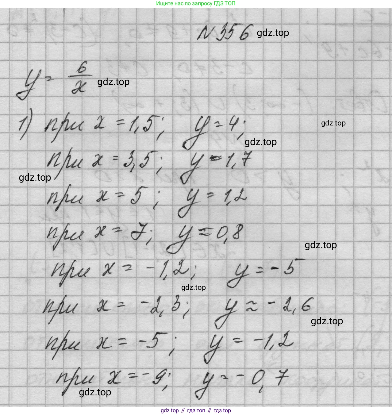 ГДЗ Алгебра, 8 класс Учебник, авторы: Колягин Юрий Михайлович, Ткачева Мария Владимировна, Федорова Надежда Евгеньевна, Шабунин Михаил Иванович, издательство Просвещение, Москва, 2023, розового цвета, страница 139, номер 356, Решение 1