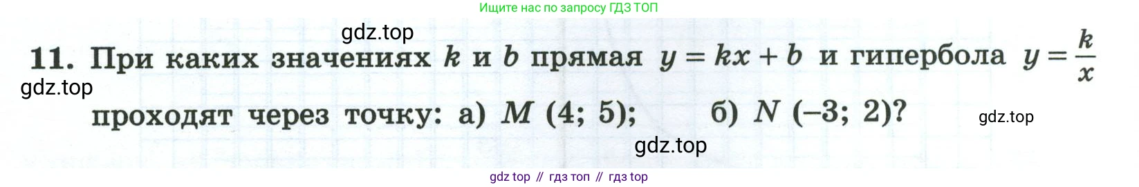 Алгебра, 8 класс рабочая тетрадь, авторы: Крайнева Лариса Борисовна, Миндюк Нора Григорьевна, Шлыкова Инга Соломоновна, издательство Просвещение, Москва, 2024, белого цвета, Часть 1, страница 46, номер 11, Условие