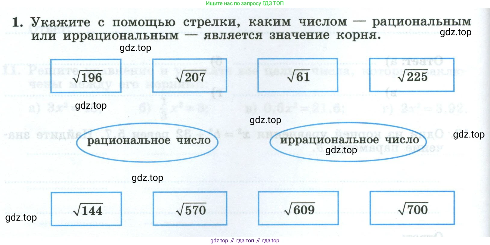 Алгебра, 8 класс рабочая тетрадь, авторы: Крайнева Лариса Борисовна, Миндюк Нора Григорьевна, Шлыкова Инга Соломоновна, издательство Просвещение, Москва, 2024, белого цвета, Часть 1, страница 62, номер 1, Условие