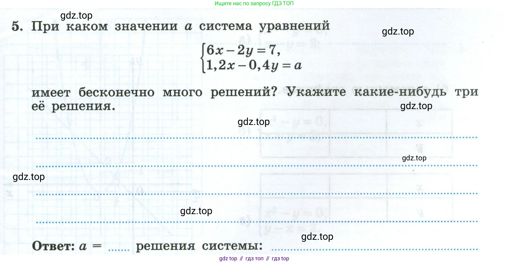 Алгебра, 8 класс рабочая тетрадь, авторы: Крайнева Лариса Борисовна, Миндюк Нора Григорьевна, Шлыкова Инга Соломоновна, издательство Просвещение, Москва, 2024, белого цвета, Часть 2, страница 31, номер 5, Условие