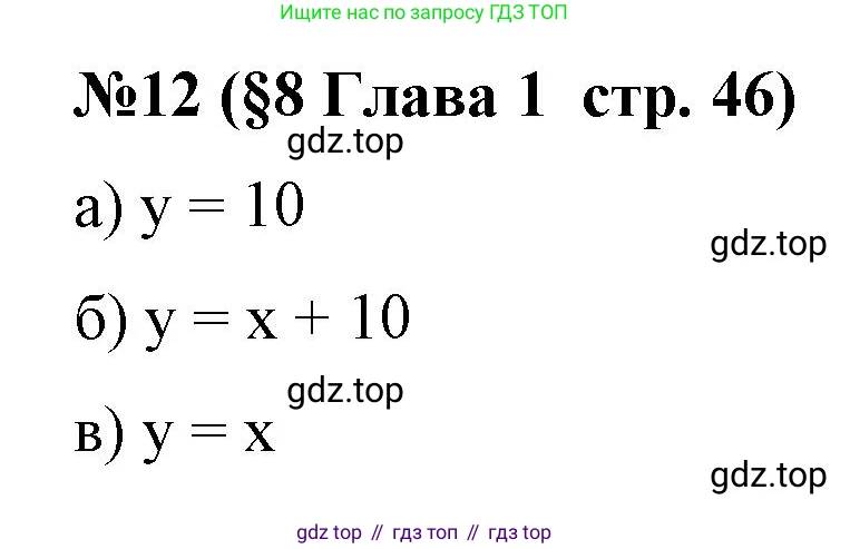 Алгебра, 8 класс рабочая тетрадь, авторы: Крайнева Лариса Борисовна, Миндюк Нора Григорьевна, Шлыкова Инга Соломоновна, издательство Просвещение, Москва, 2024, белого цвета, Часть 1, страница 46, номер 12, Решение