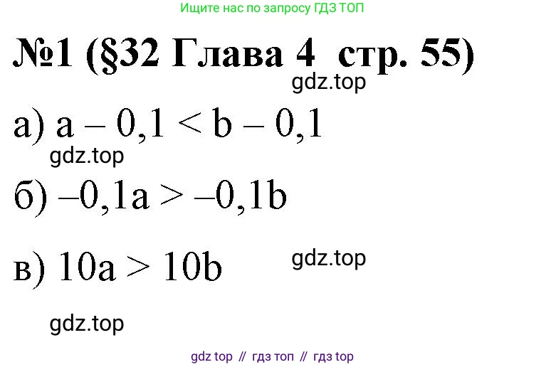 Алгебра, 8 класс рабочая тетрадь, авторы: Крайнева Лариса Борисовна, Миндюк Нора Григорьевна, Шлыкова Инга Соломоновна, издательство Просвещение, Москва, 2024, белого цвета, Часть 2, страница 55, номер 1, Решение