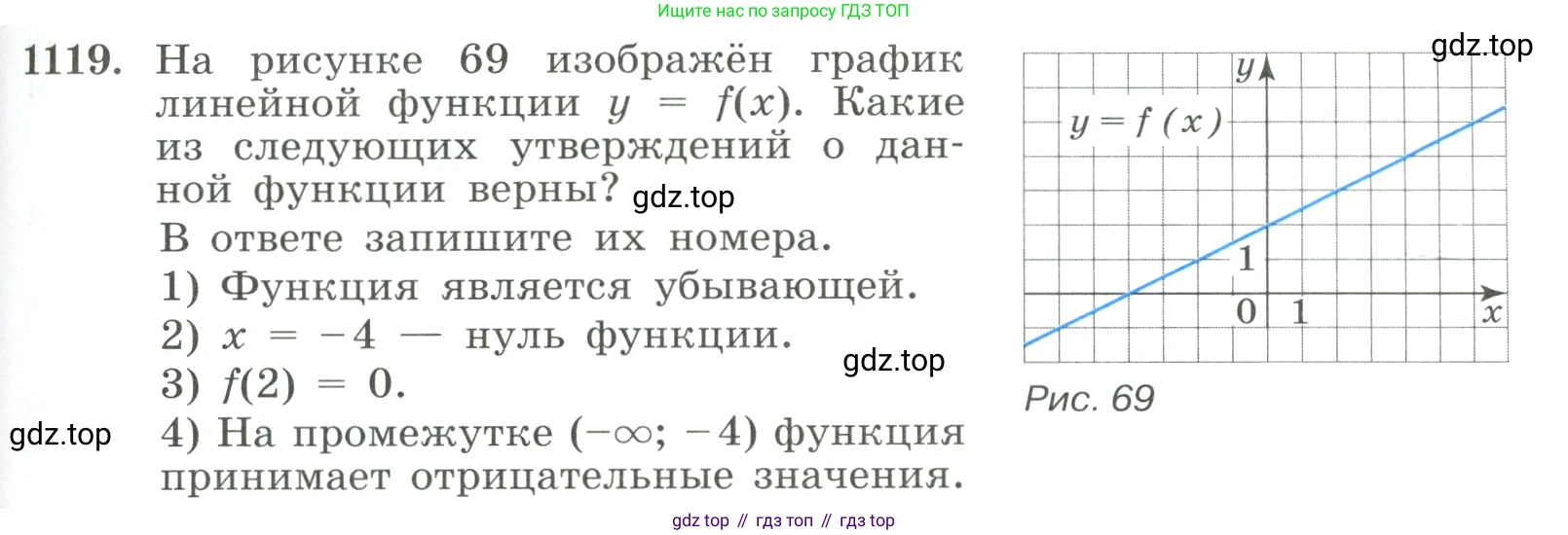 ГДЗ Алгебра, 8 класс Учебник, авторы: Макарычев Юрий Николаевич, Миндюк Нора Григорьевна, Нешков Константин Иванович, Суворова Светлана Борисовна, издательство Просвещение, Москва, 2023, белого цвета, страница 251, номер 1119, Условие