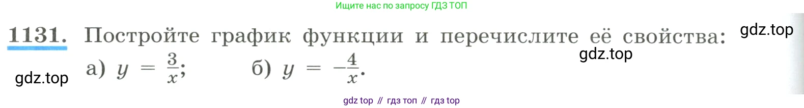 ГДЗ Алгебра, 8 класс Учебник, авторы: Макарычев Юрий Николаевич, Миндюк Нора Григорьевна, Нешков Константин Иванович, Суворова Светлана Борисовна, издательство Просвещение, Москва, 2023, белого цвета, страница 254, номер 1131, Условие