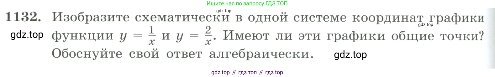 ГДЗ Алгебра, 8 класс Учебник, авторы: Макарычев Юрий Николаевич, Миндюк Нора Григорьевна, Нешков Константин Иванович, Суворова Светлана Борисовна, издательство Просвещение, Москва, 2023, белого цвета, страница 254, номер 1132, Условие