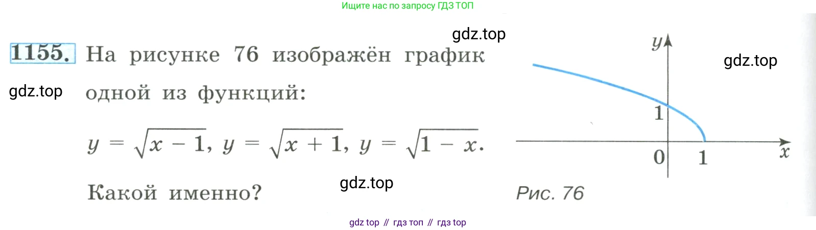 ГДЗ Алгебра, 8 класс Учебник, авторы: Макарычев Юрий Николаевич, Миндюк Нора Григорьевна, Нешков Константин Иванович, Суворова Светлана Борисовна, издательство Просвещение, Москва, 2023, белого цвета, страница 258, номер 1155, Условие