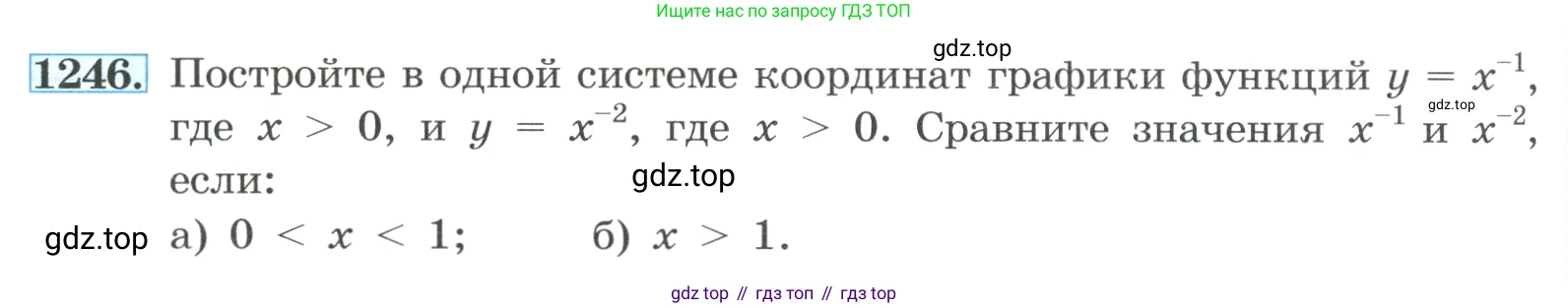 ГДЗ Алгебра, 8 класс Учебник, авторы: Макарычев Юрий Николаевич, Миндюк Нора Григорьевна, Нешков Константин Иванович, Суворова Светлана Борисовна, издательство Просвещение, Москва, 2023, белого цвета, страница 278, номер 1246, Условие