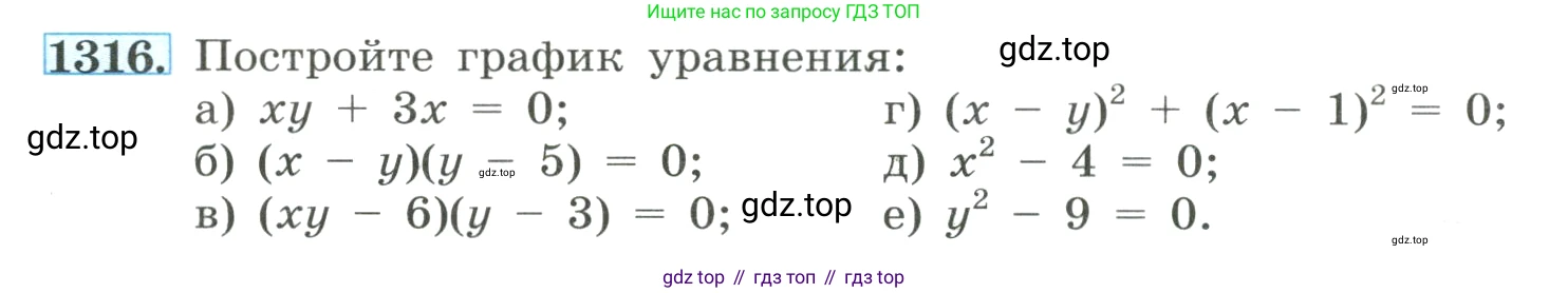 ГДЗ Алгебра, 8 класс Учебник, авторы: Макарычев Юрий Николаевич, Миндюк Нора Григорьевна, Нешков Константин Иванович, Суворова Светлана Борисовна, издательство Просвещение, Москва, 2023, белого цвета, страница 286, номер 1316, Условие