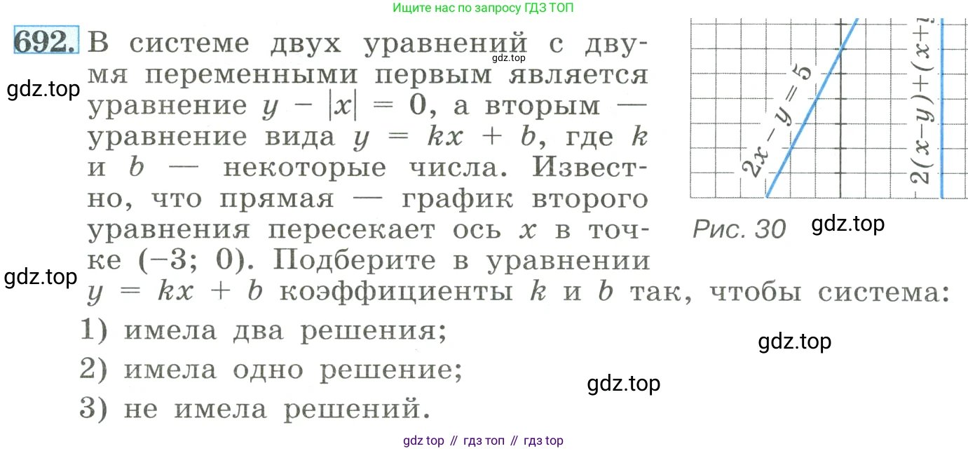 ГДЗ Алгебра, 8 класс Учебник, авторы: Макарычев Юрий Николаевич, Миндюк Нора Григорьевна, Нешков Константин Иванович, Суворова Светлана Борисовна, издательство Просвещение, Москва, 2023, белого цвета, страница 162, номер 692, Условие