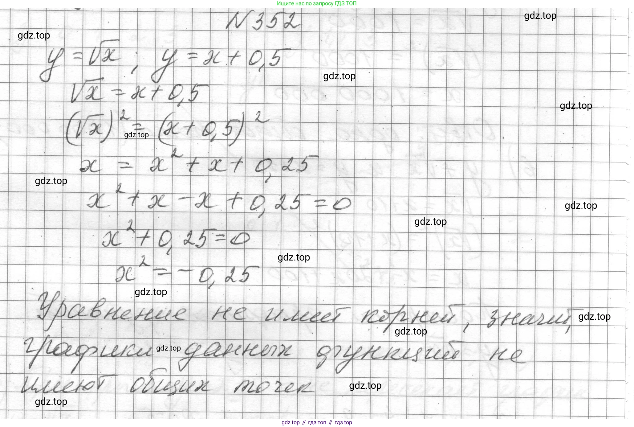 ГДЗ Алгебра, 8 класс Учебник, авторы: Макарычев Юрий Николаевич, Миндюк Нора Григорьевна, Нешков Константин Иванович, Суворова Светлана Борисовна, издательство Просвещение, Москва, 2023, белого цвета, страница 84, номер 352, Решение