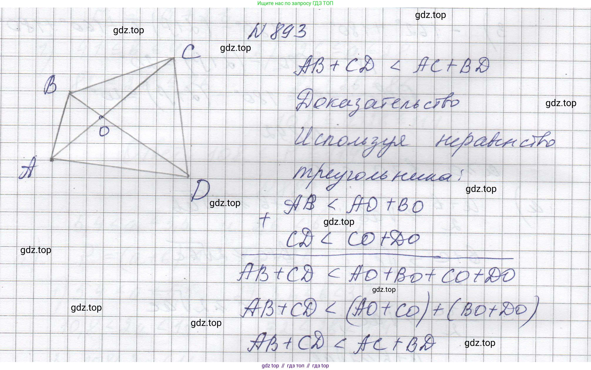 ГДЗ Алгебра, 8 класс Учебник, авторы: Макарычев Юрий Николаевич, Миндюк Нора Григорьевна, Нешков Константин Иванович, Суворова Светлана Борисовна, издательство Просвещение, Москва, 2023, белого цвета, страница 199, номер 893, Решение