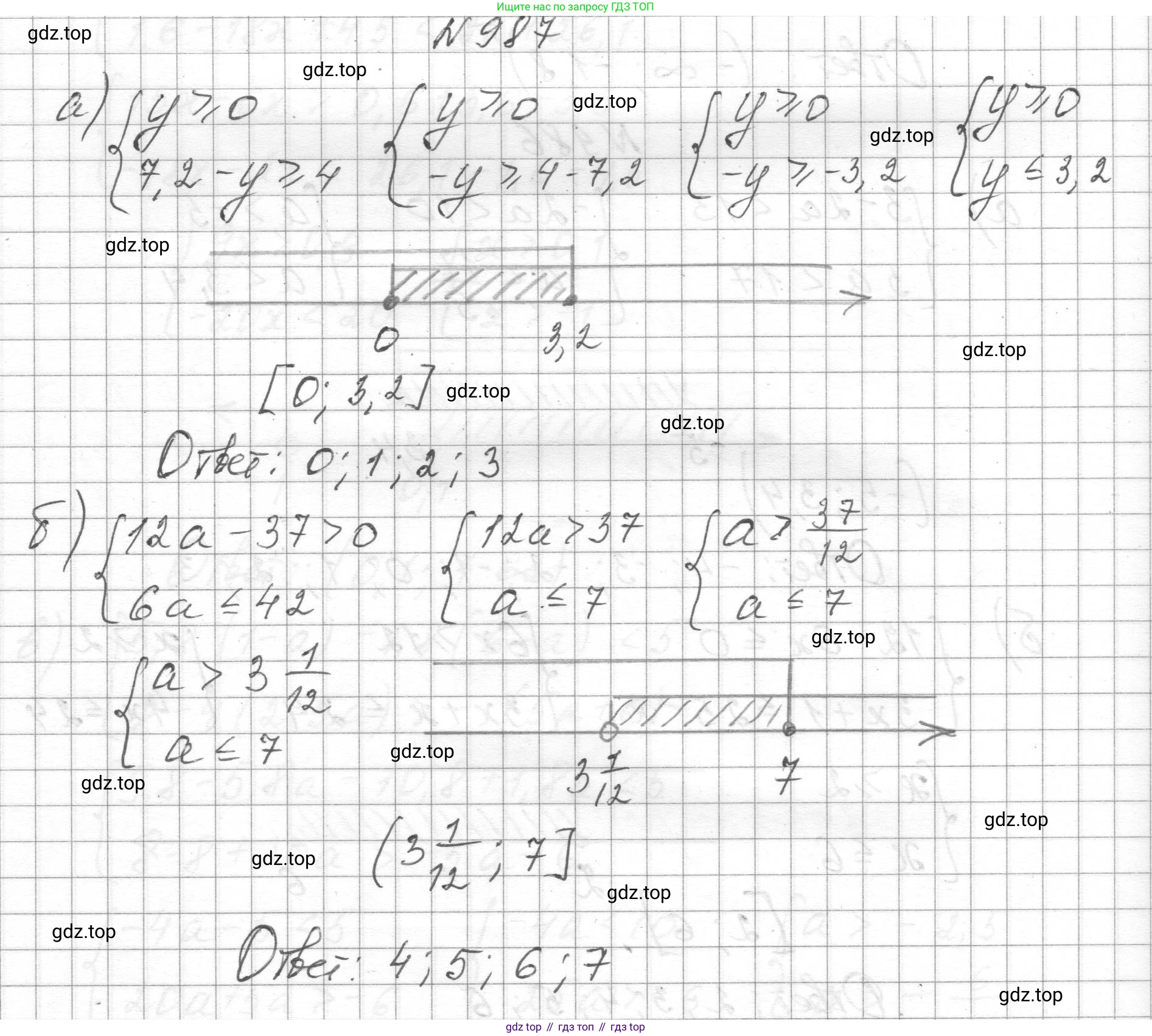 ГДЗ Алгебра, 8 класс Учебник, авторы: Макарычев Юрий Николаевич, Миндюк Нора Григорьевна, Нешков Константин Иванович, Суворова Светлана Борисовна, издательство Просвещение, Москва, 2023, белого цвета, страница 221, номер 987, Решение