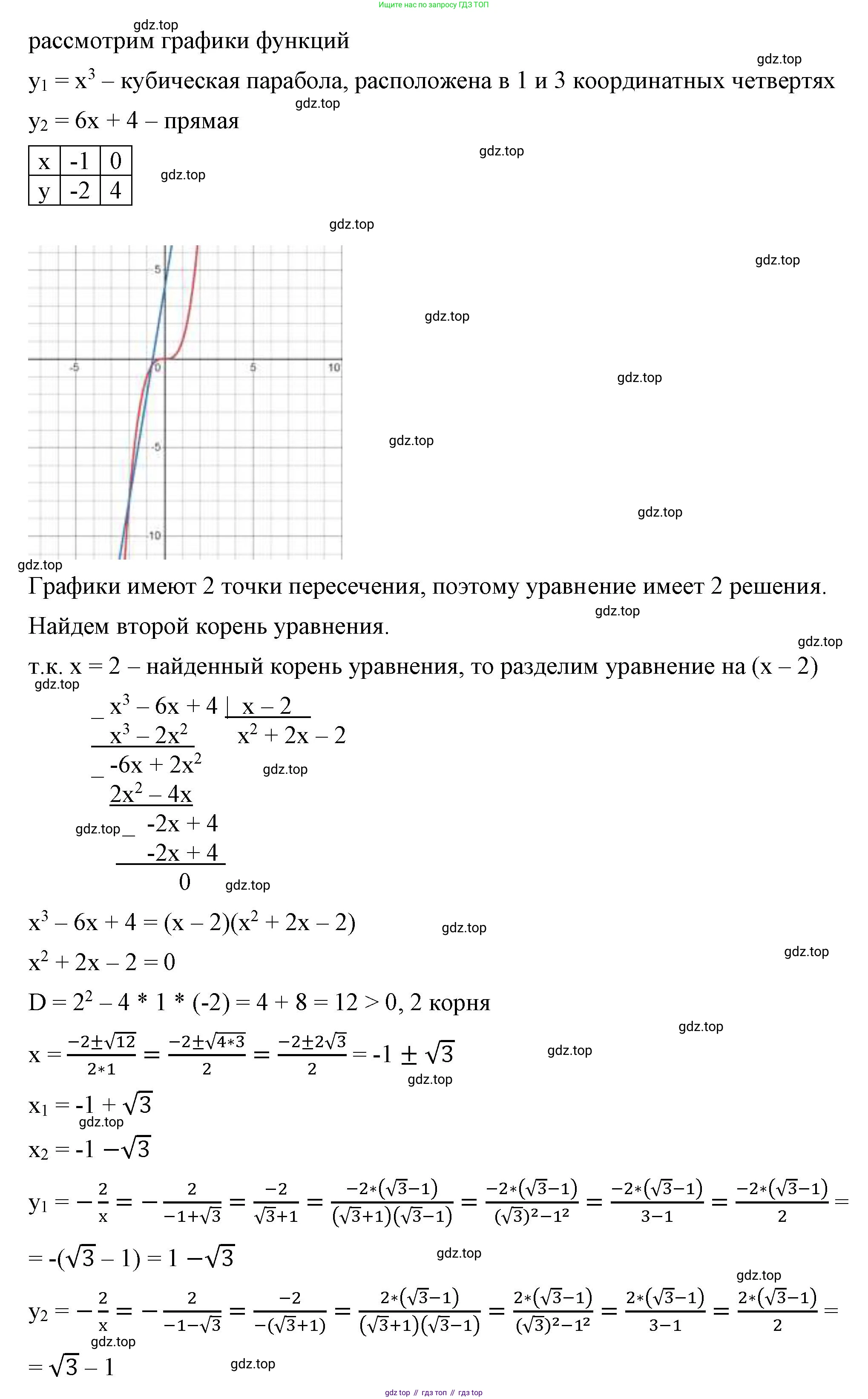 ГДЗ Алгебра, 8 класс Учебник, авторы: Макарычев Юрий Николаевич, Миндюк Нора Григорьевна, Нешков Константин Иванович, Суворова Светлана Борисовна, издательство Просвещение, Москва, 2023, белого цвета, страница 287, номер 1328, Решение 2 (продолжение 3)