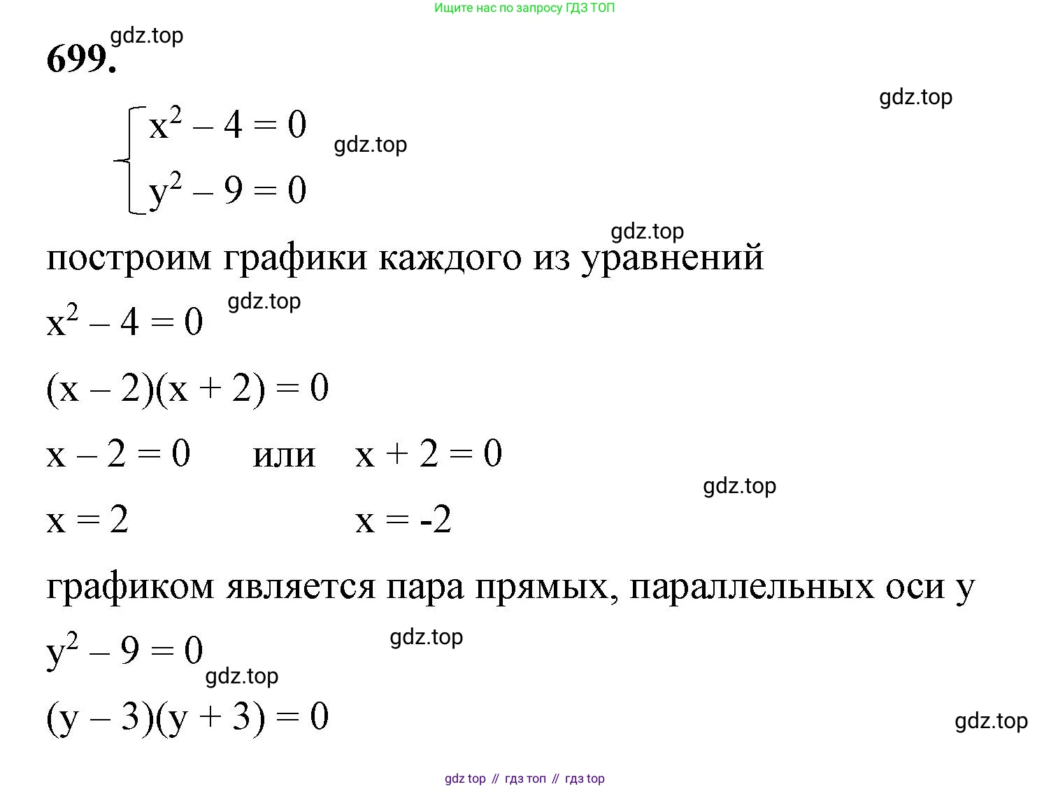 ГДЗ Алгебра, 8 класс Учебник, авторы: Макарычев Юрий Николаевич, Миндюк Нора Григорьевна, Нешков Константин Иванович, Суворова Светлана Борисовна, издательство Просвещение, Москва, 2023, белого цвета, страница 164, номер 699, Решение 2