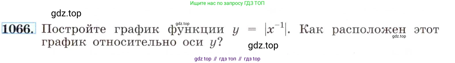 ГДЗ Алгебра, 8 класс Учебник, авторы: Макарычев Юрий Николаевич, Миндюк Нора Григорьевна, Нешков Константин Иванович, Суворова Светлана Борисовна, издательство Просвещение, Москва, 2019 - 2022, белого цвета, страница 245, номер 1066, Условие