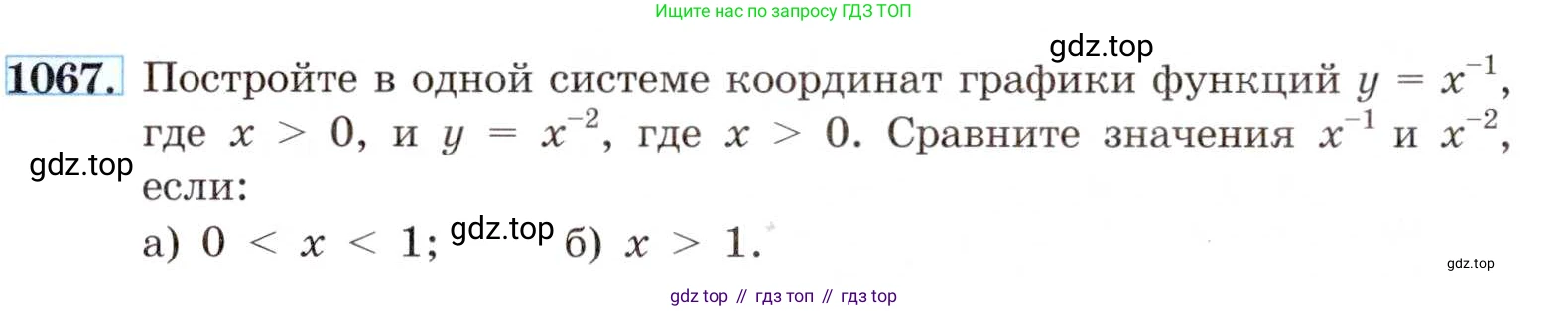 ГДЗ Алгебра, 8 класс Учебник, авторы: Макарычев Юрий Николаевич, Миндюк Нора Григорьевна, Нешков Константин Иванович, Суворова Светлана Борисовна, издательство Просвещение, Москва, 2019 - 2022, белого цвета, страница 245, номер 1067, Условие