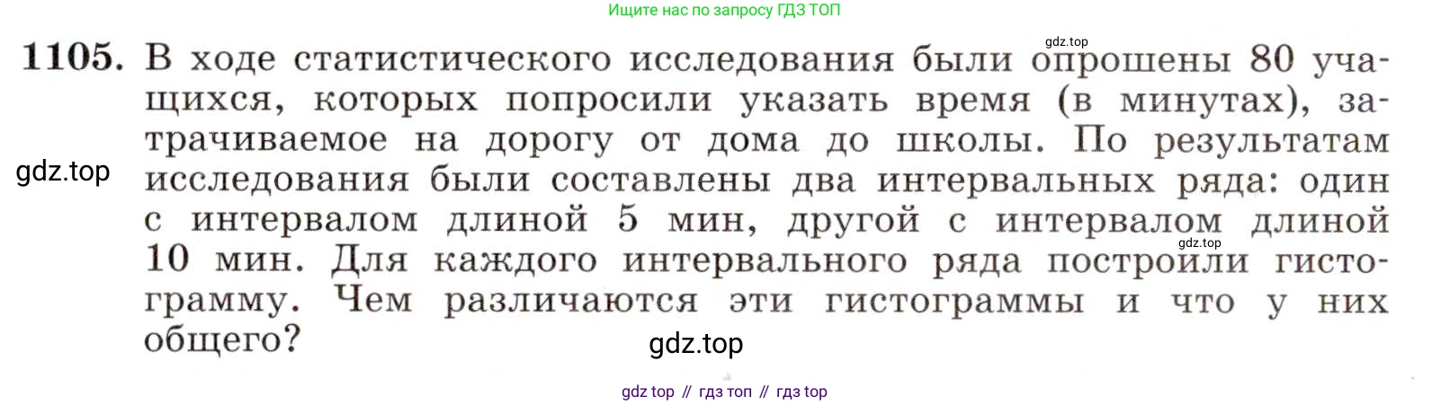 ГДЗ Алгебра, 8 класс Учебник, авторы: Макарычев Юрий Николаевич, Миндюк Нора Григорьевна, Нешков Константин Иванович, Суворова Светлана Борисовна, издательство Просвещение, Москва, 2019 - 2022, белого цвета, страница 253, номер 1105, Условие