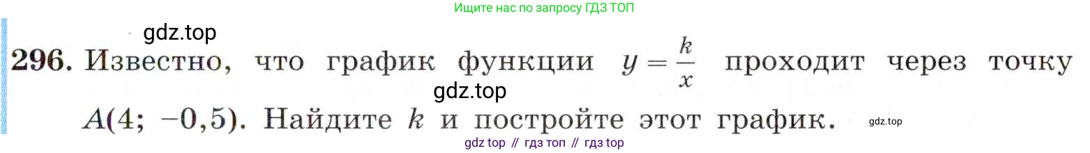 ГДЗ Алгебра, 8 класс Учебник, авторы: Макарычев Юрий Николаевич, Миндюк Нора Григорьевна, Нешков Константин Иванович, Суворова Светлана Борисовна, издательство Просвещение, Москва, 2019 - 2022, белого цвета, страница 73, номер 296, Условие