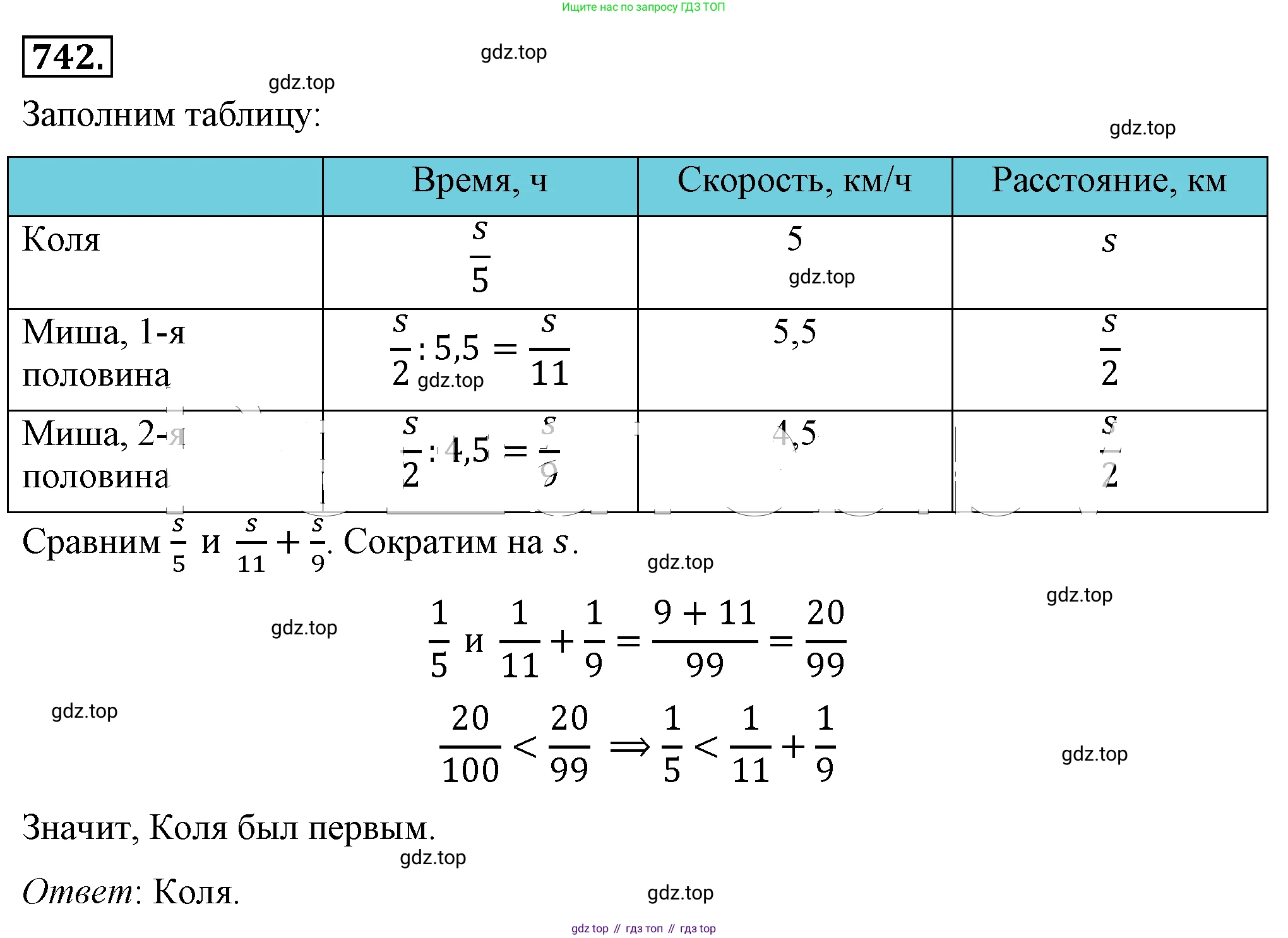 ГДЗ Алгебра, 8 класс Учебник, авторы: Макарычев Юрий Николаевич, Миндюк Нора Григорьевна, Нешков Константин Иванович, Суворова Светлана Борисовна, издательство Просвещение, Москва, 2019 - 2022, белого цвета, страница 165, номер 742, Решение 4