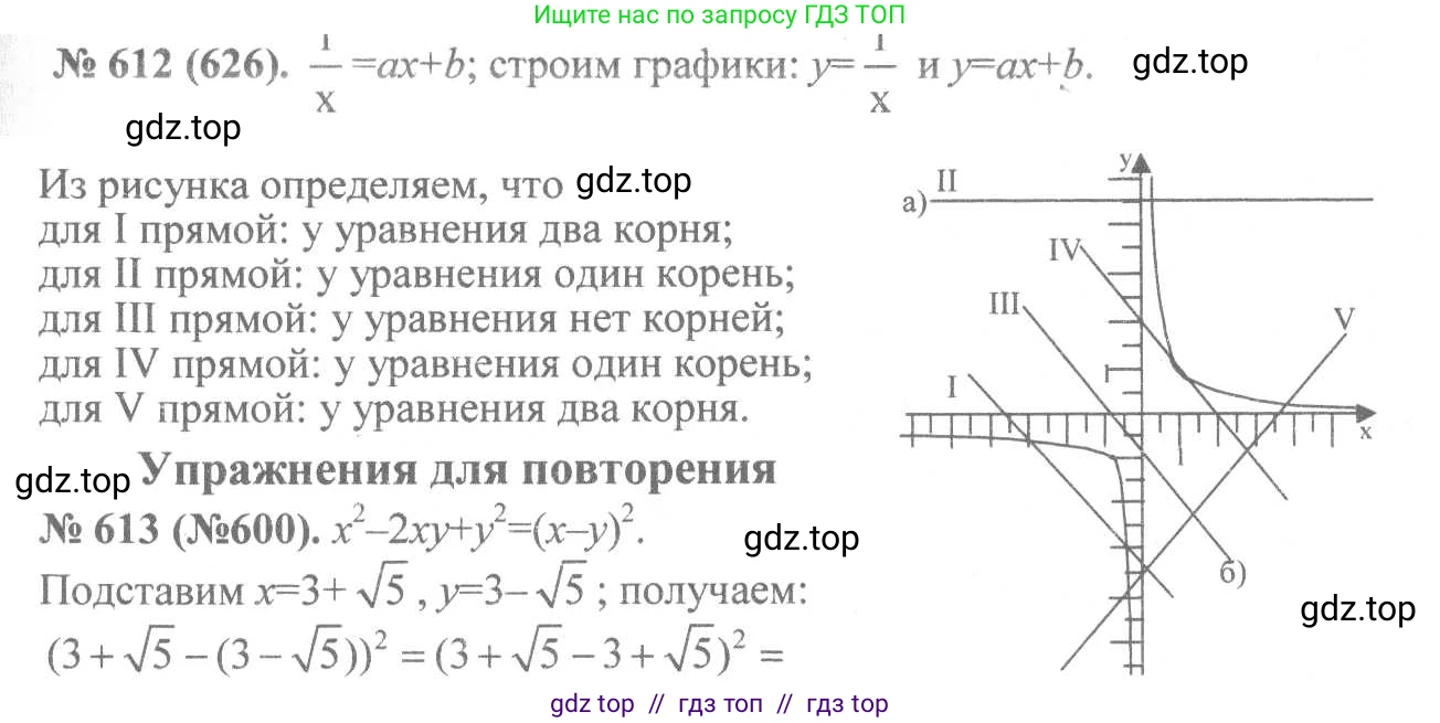 Алгебра, 8 класс Учебник, авторы: Макарычев Юрий Николаевич, Миндюк Нора Григорьевна, Нешков Константин Иванович, Суворова Светлана Борисовна, издательство Просвещение, Москва, 2019 - 2022, белого цвета, страница 144, номер 612, Решение 7