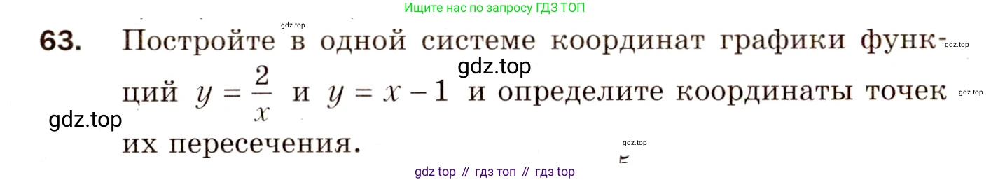 ГДЗ Алгебра, 8 класс Дидактические материалы, авторы: Мерзляк Аркадий Григорьевич, Полонский Виталий Борисович, Рабинович Ефим Михайлович, Якир Михаил Семёнович, издательство Просвещение, Москва, 2014, розового цвета, страница 70, номер 63, Условие