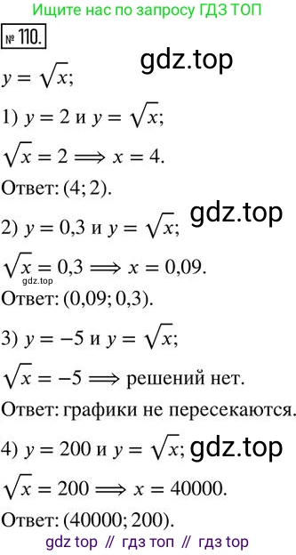 Алгебра, 8 класс Дидактические материалы, авторы: Мерзляк Аркадий Григорьевич, Полонский Виталий Борисович, Рабинович Ефим Михайлович, Якир Михаил Семёнович, издательство Просвещение, Москва, 2014, розового цвета, страница 50, номер 110, Решение 2