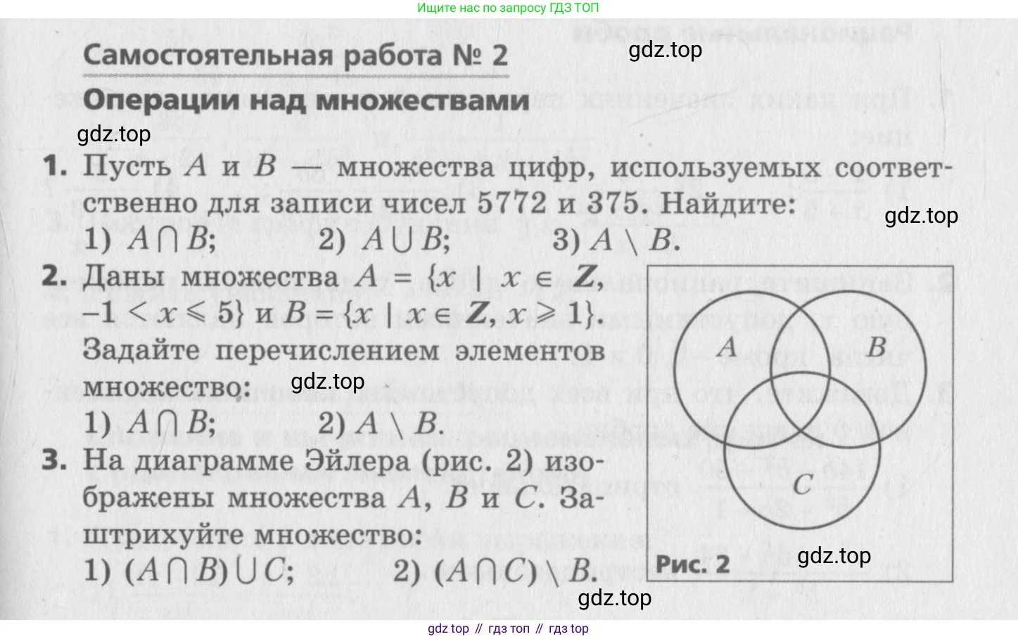 ГДЗ Алгебра, 8 класс Самостоятельные и контрольные работы, авторы: Мерзляк Аркадий Григорьевич, Полонский Виталий Борисович, Рабинович Ефим Михайлович, Якир Михаил Семёнович, издательство Вентана-граф, Москва, 2015, красного цвета, страница 25, номер 2, Условие