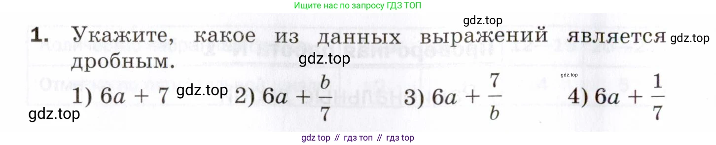 ГДЗ Алгебра, 8 класс Проверочные работы, авторы: Мерзляк Аркадий Григорьевич, Якир Михаил Семёнович, издательство Просвещение, Москва, 2022, голубого цвета, Часть 1, страница 14, номер 1, Условие