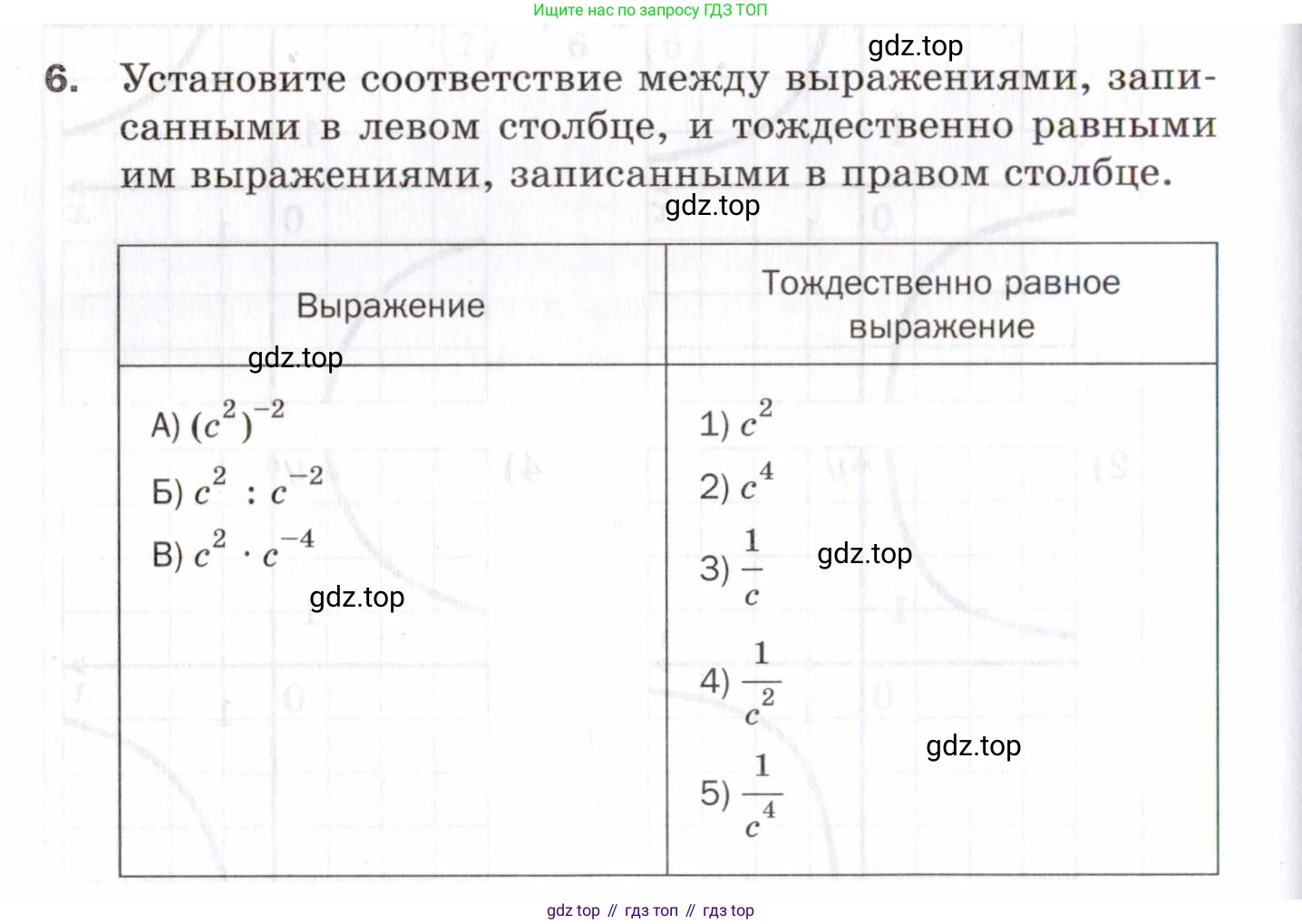 ГДЗ Алгебра, 8 класс Проверочные работы, авторы: Мерзляк Аркадий Григорьевич, Якир Михаил Семёнович, издательство Просвещение, Москва, 2022, голубого цвета, Часть 2, страница 124, номер 6, Условие