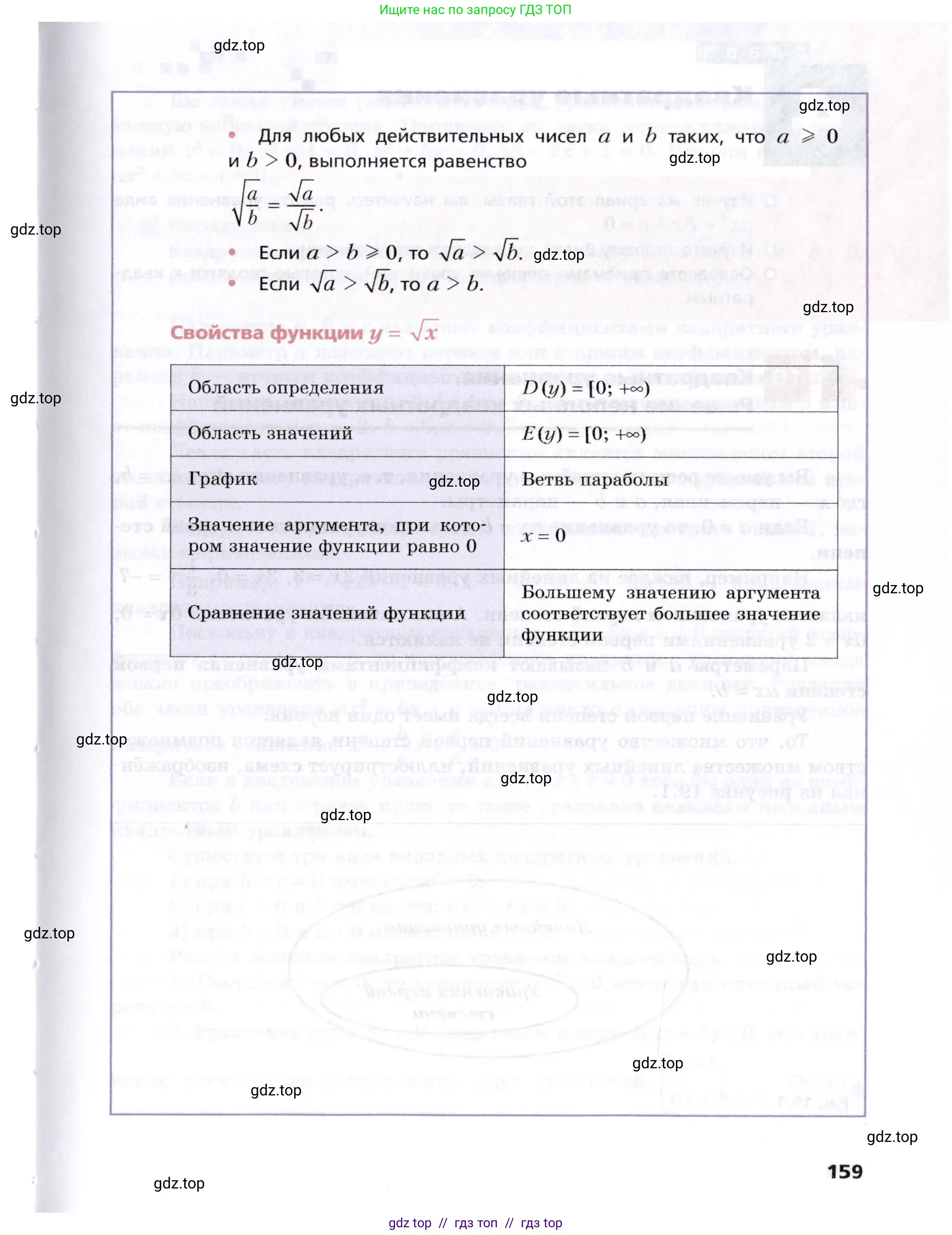 Алгебра, 8 класс Учебник, авторы: Мерзляк Аркадий Григорьевич, Поляков Виталий Михайлович, издательство Просвещение, Москва, 2014, розового цвета, страница 159