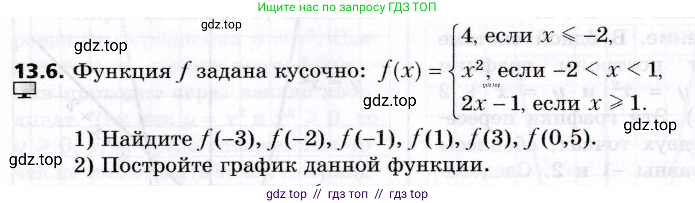 Алгебра, 8 класс Учебник, авторы: Мерзляк Аркадий Григорьевич, Поляков Виталий Михайлович, издательство Просвещение, Москва, 2014, розового цвета, страница 108, номер 13.6, Условие