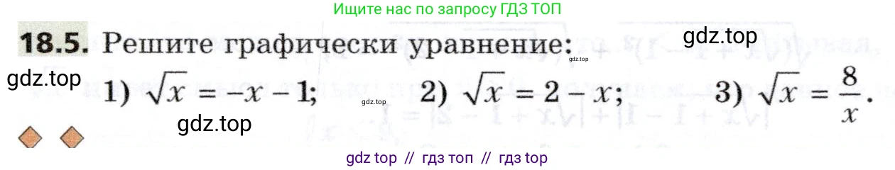 Алгебра, 8 класс Учебник, авторы: Мерзляк Аркадий Григорьевич, Поляков Виталий Михайлович, издательство Просвещение, Москва, 2014, розового цвета, страница 156, номер 18.5, Условие