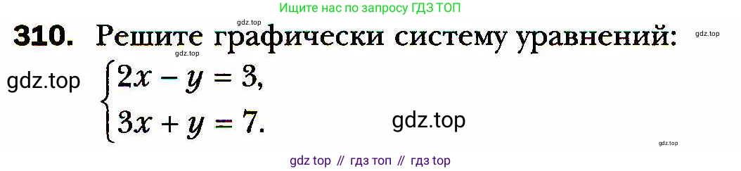 ГДЗ Алгебра, 8 класс Учебник, авторы: Мерзляк Аркадий Григорьевич, Полонский Виталий Борисович, Якир Михаил Семёнович, издательство Просвещение, Москва, 2018 - 2022, розового цвета, страница 74, номер 310, Условие