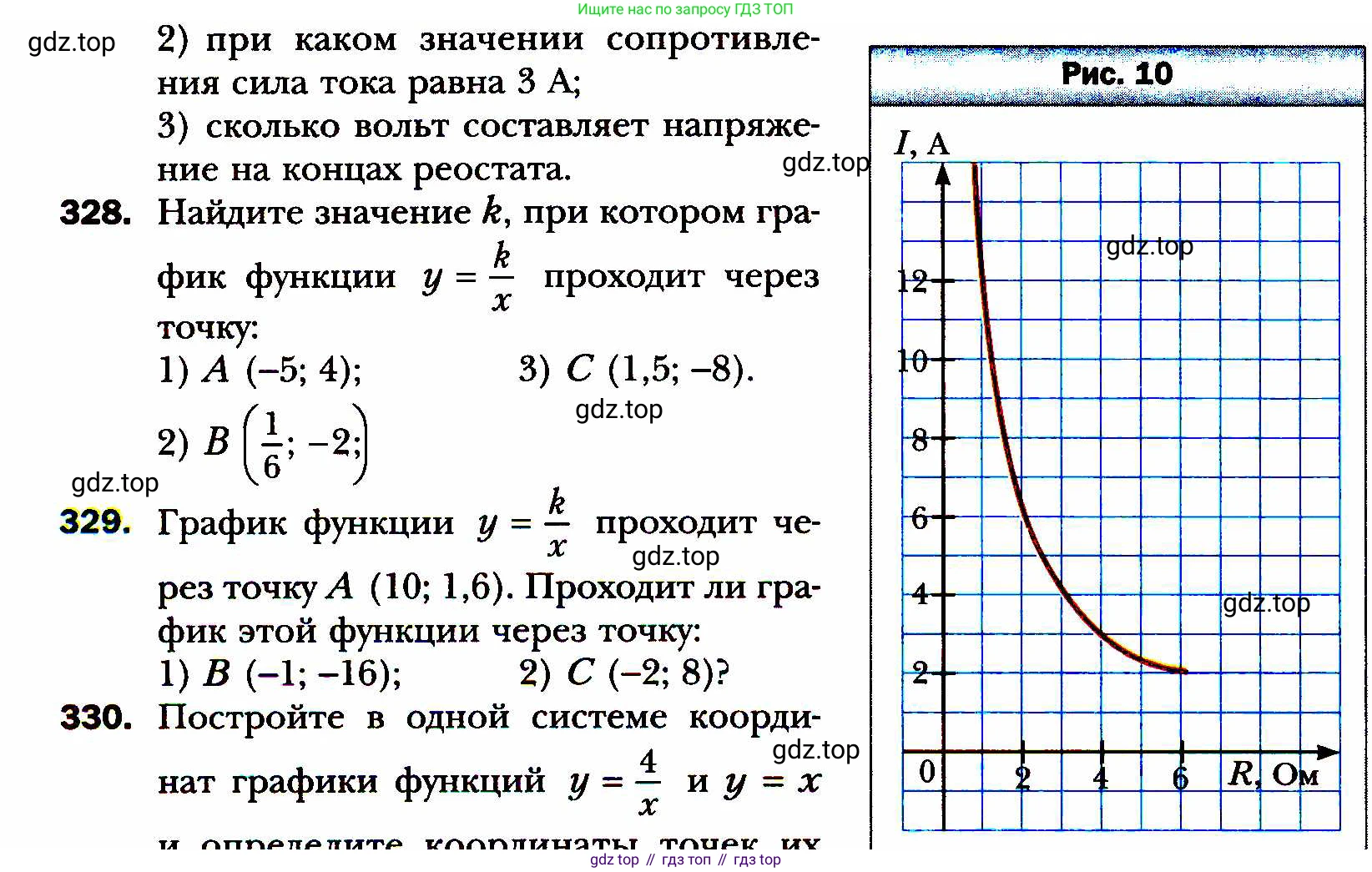ГДЗ Алгебра, 8 класс Учебник, авторы: Мерзляк Аркадий Григорьевич, Полонский Виталий Борисович, Якир Михаил Семёнович, издательство Просвещение, Москва, 2018 - 2022, розового цвета, страница 82, номер 329, Условие