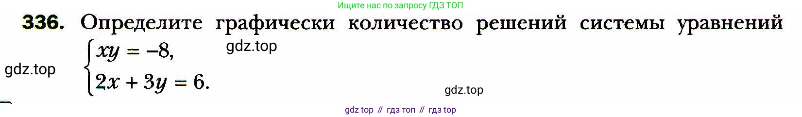 ГДЗ Алгебра, 8 класс Учебник, авторы: Мерзляк Аркадий Григорьевич, Полонский Виталий Борисович, Якир Михаил Семёнович, издательство Просвещение, Москва, 2018 - 2022, розового цвета, страница 83, номер 336, Условие