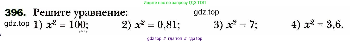 ГДЗ Алгебра, 8 класс Учебник, авторы: Мерзляк Аркадий Григорьевич, Полонский Виталий Борисович, Якир Михаил Семёнович, издательство Просвещение, Москва, 2018 - 2022, розового цвета, страница 101, номер 396, Условие