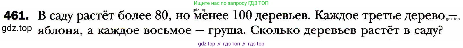 ГДЗ Алгебра, 8 класс Учебник, авторы: Мерзляк Аркадий Григорьевич, Полонский Виталий Борисович, Якир Михаил Семёнович, издательство Просвещение, Москва, 2018 - 2022, розового цвета, страница 116, номер 461, Условие