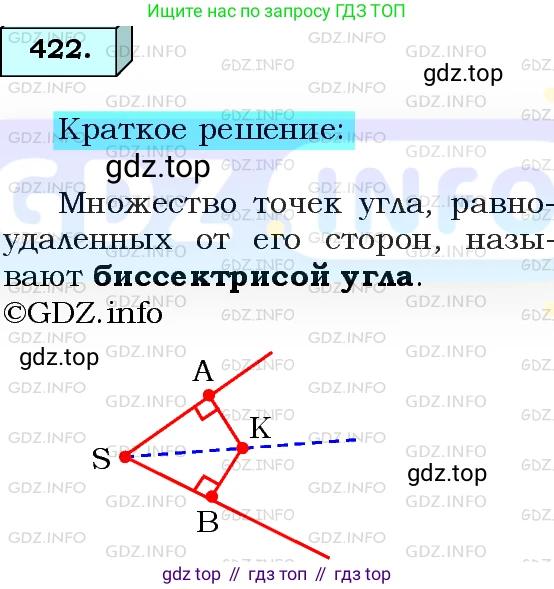 ГДЗ Алгебра, 8 класс Учебник, авторы: Мерзляк Аркадий Григорьевич, Полонский Виталий Борисович, Якир Михаил Семёнович, издательство Просвещение, Москва, 2018 - 2022, розового цвета, страница 107, номер 422, Решение 3