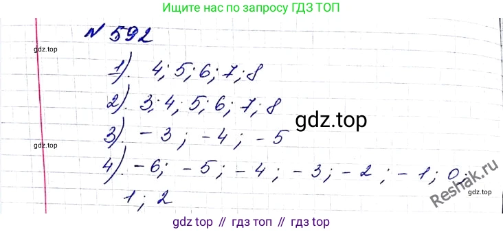 ГДЗ Алгебра, 8 класс Учебник, авторы: Мерзляк Аркадий Григорьевич, Полонский Виталий Борисович, Якир Михаил Семёнович, издательство Просвещение, Москва, 2018 - 2022, розового цвета, страница 148, номер 592, Решение 6