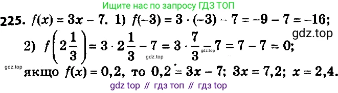 ГДЗ Алгебра, 8 класс Учебник, авторы: Мерзляк Аркадий Григорьевич, Полонский Виталий Борисович, Якир Михаил Семёнович, издательство Просвещение, Москва, 2018 - 2022, розового цвета, страница 59, номер 225, Решение 7