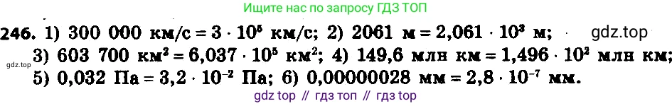 ГДЗ Алгебра, 8 класс Учебник, авторы: Мерзляк Аркадий Григорьевич, Полонский Виталий Борисович, Якир Михаил Семёнович, издательство Просвещение, Москва, 2018 - 2022, розового цвета, страница 63, номер 246, Решение 7