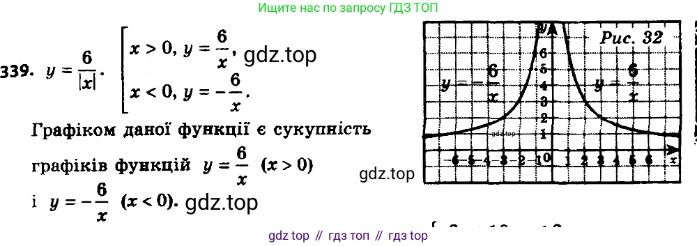 ГДЗ Алгебра, 8 класс Учебник, авторы: Мерзляк Аркадий Григорьевич, Полонский Виталий Борисович, Якир Михаил Семёнович, издательство Просвещение, Москва, 2018 - 2022, розового цвета, страница 83, номер 339, Решение 7