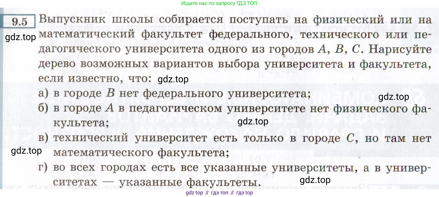 ГДЗ Алгебра, 8 класс Учебник, авторы: Мордкович Александр Григорьевич, Александрова Лилия Александровна, Мишустина Татьяна Николаевна, Тульчинская Елена Ефимовна, Семенов Павел Владимирович, издательство Мнемозина, Москва, 2019, Часть 2, страница 56, номер 9.5, Условие