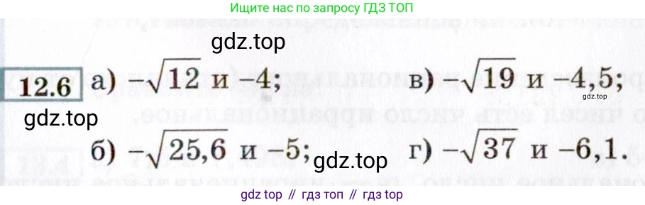 ГДЗ Алгебра, 8 класс Учебник, авторы: Мордкович Александр Григорьевич, Александрова Лилия Александровна, Мишустина Татьяна Николаевна, Тульчинская Елена Ефимовна, Семенов Павел Владимирович, издательство Мнемозина, Москва, 2019, Часть 2, страница 67, номер 12.6, Условие