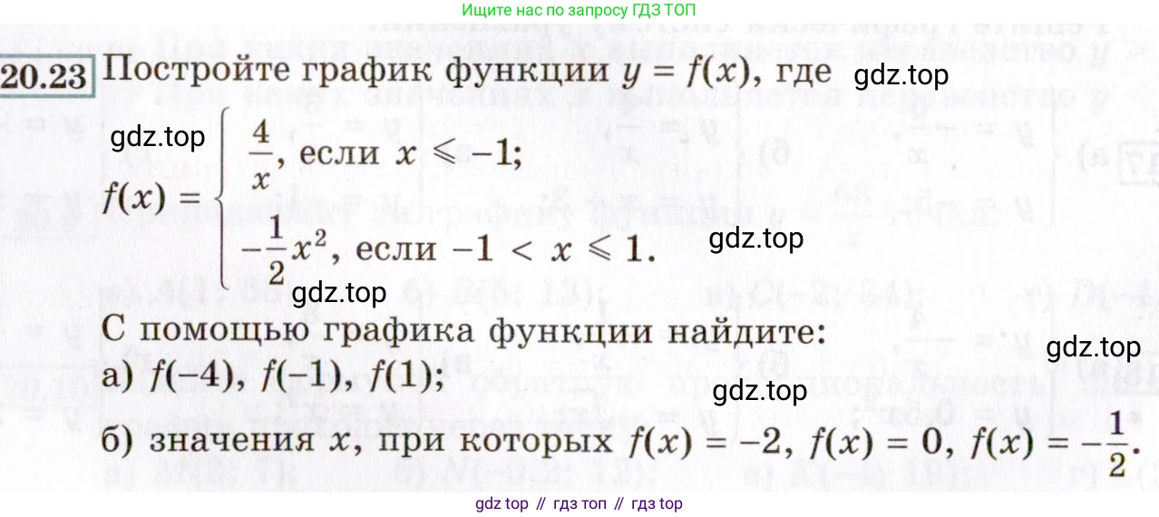 ГДЗ Алгебра, 8 класс Учебник, авторы: Мордкович Александр Григорьевич, Александрова Лилия Александровна, Мишустина Татьяна Николаевна, Тульчинская Елена Ефимовна, Семенов Павел Владимирович, издательство Мнемозина, Москва, 2019, Часть 2, страница 116, номер 20.23, Условие