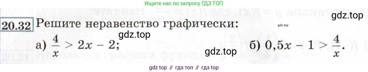 ГДЗ Алгебра, 8 класс Учебник, авторы: Мордкович Александр Григорьевич, Александрова Лилия Александровна, Мишустина Татьяна Николаевна, Тульчинская Елена Ефимовна, Семенов Павел Владимирович, издательство Мнемозина, Москва, 2019, Часть 2, страница 118, номер 20.32, Условие